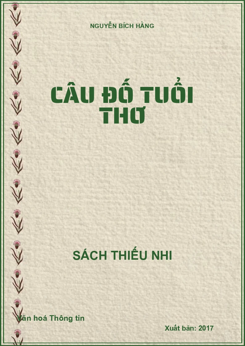 Câu đố tuổi thơ