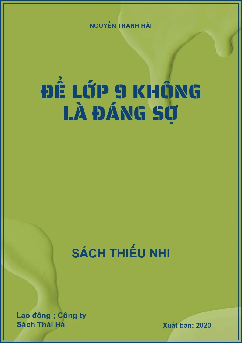 Để lớp 9 không là đáng sợ