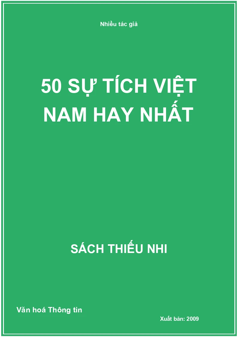 50 sự tích Việt Nam hay nhất