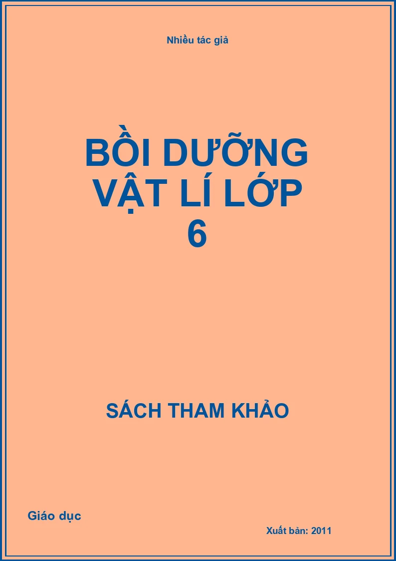 Bồi dưỡng vật lí lớp 6