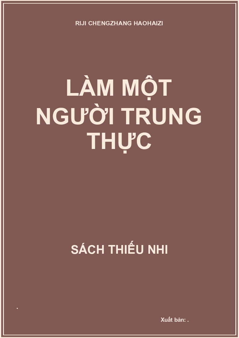 Làm một người trung thực