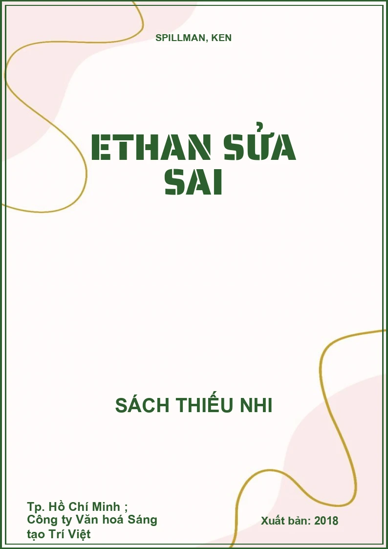 Ethan sửa sai