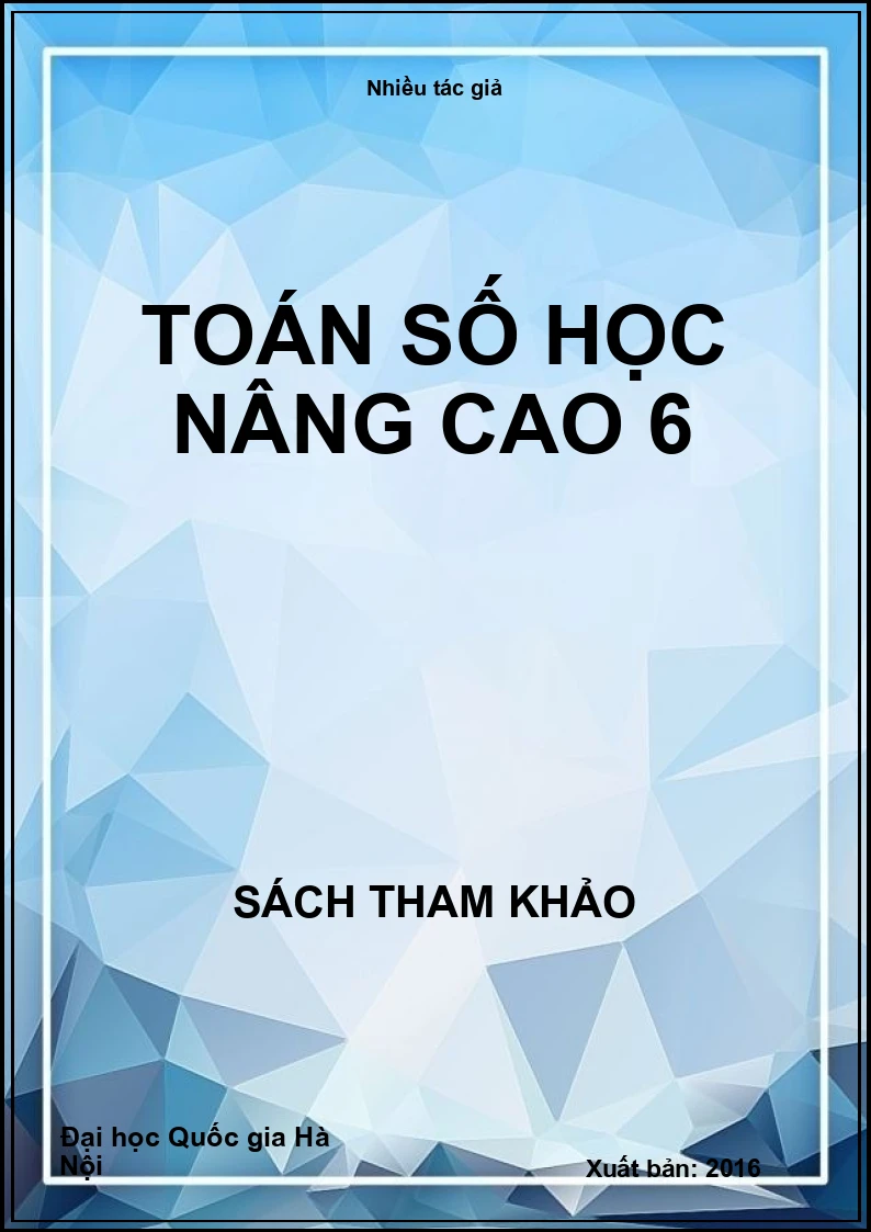 Toán số học nâng cao 6