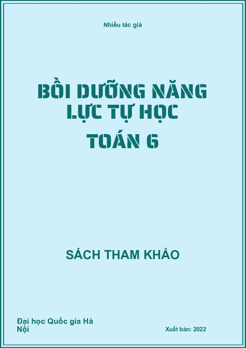 Bồi dưỡng năng lực tự học Toán 6