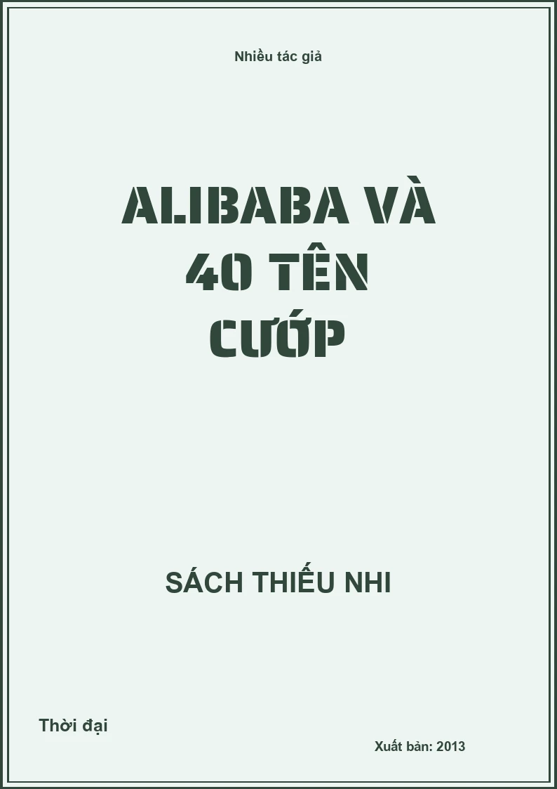 Alibaba và 40 tên cướp