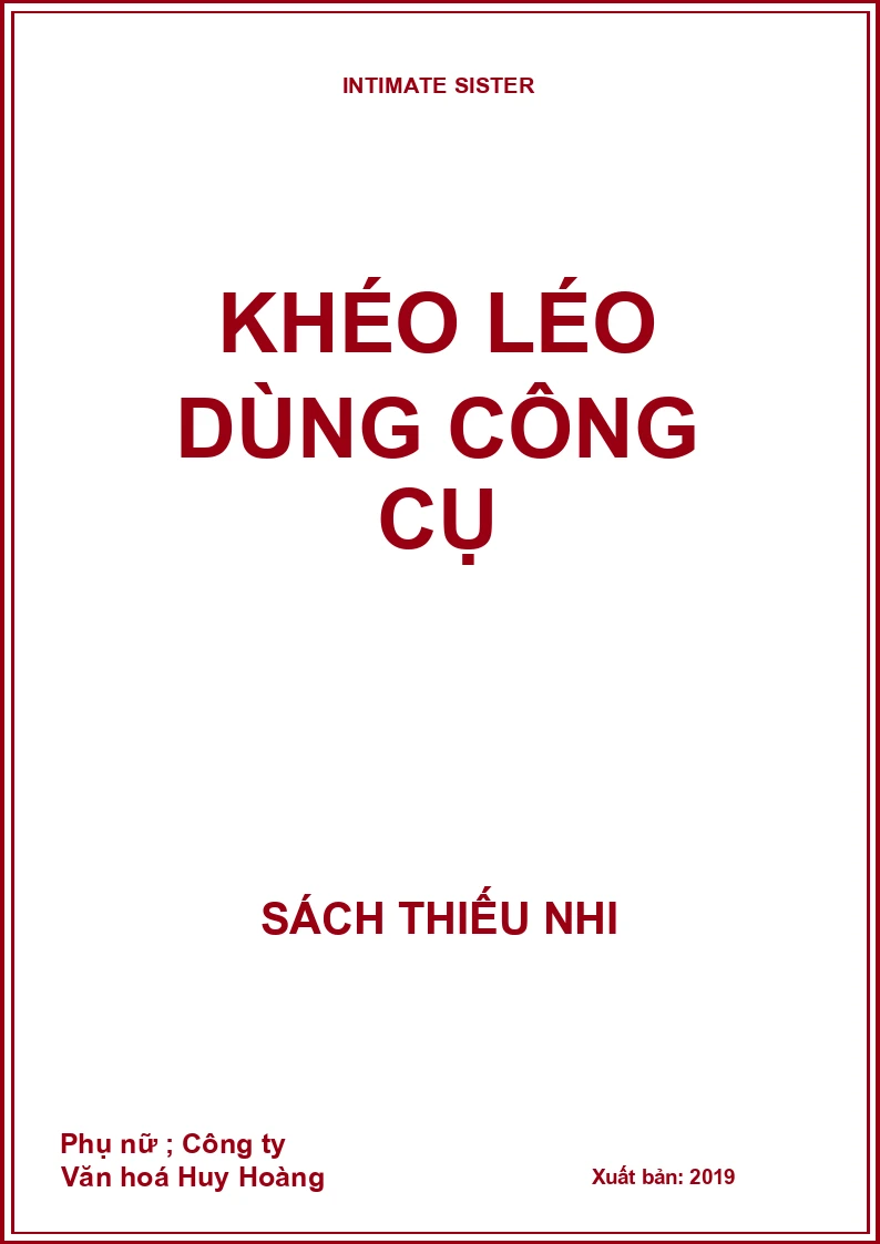 Khéo léo dùng công cụ