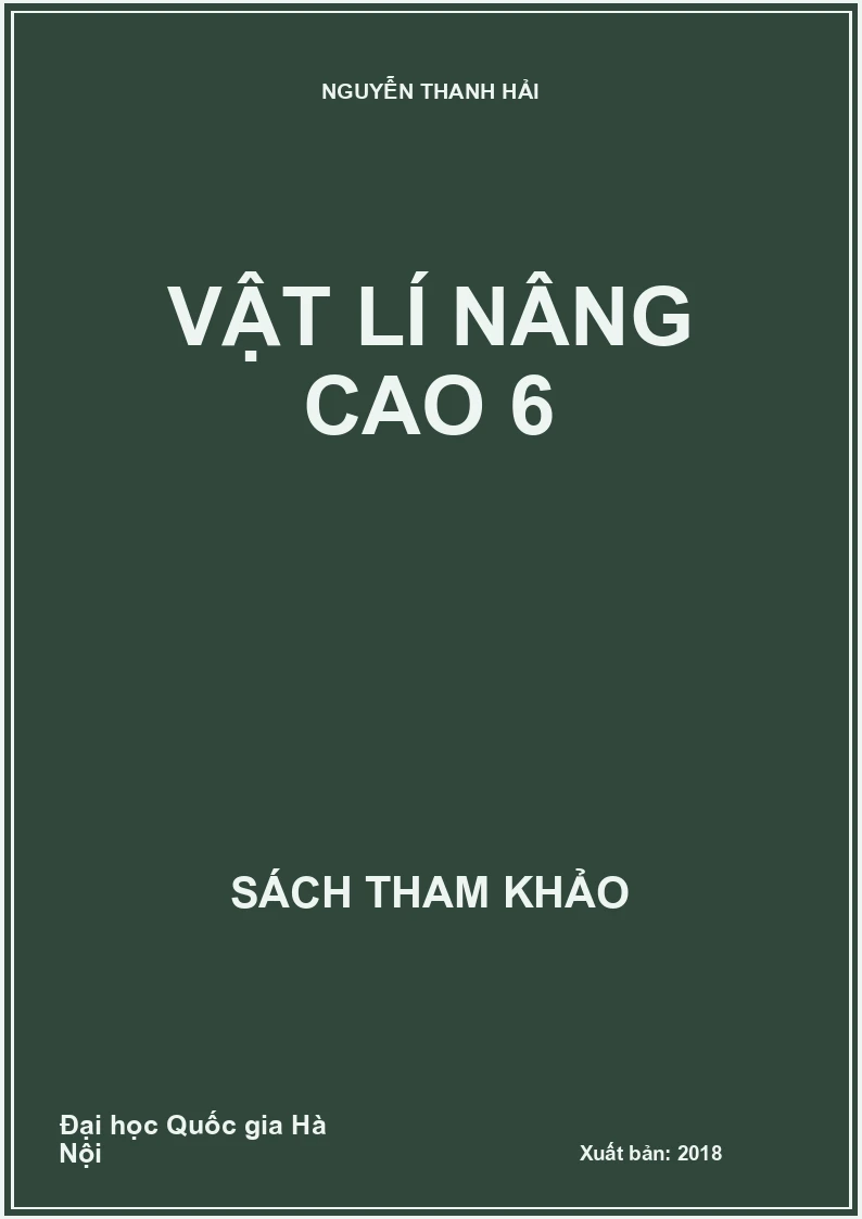 Vật lí nâng cao 6