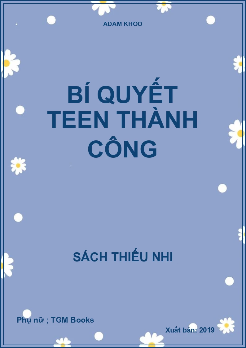 Bí quyết teen thành công