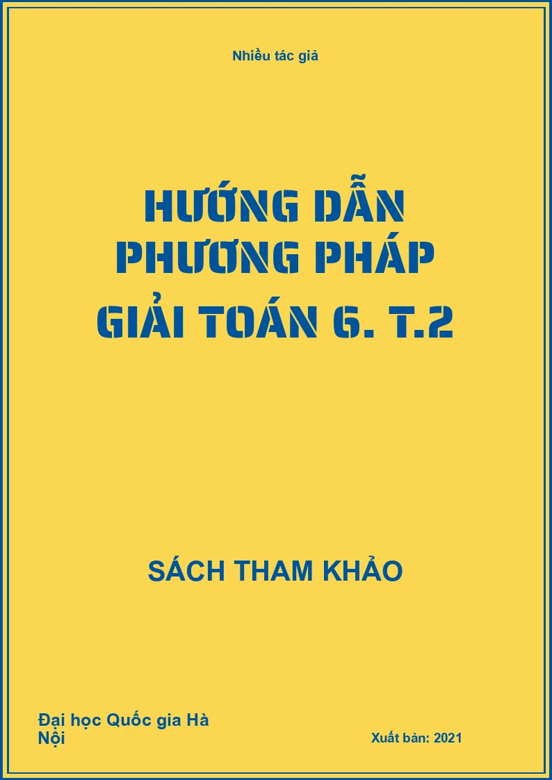 Hướng dẫn phương pháp giải Toán 6. T.2