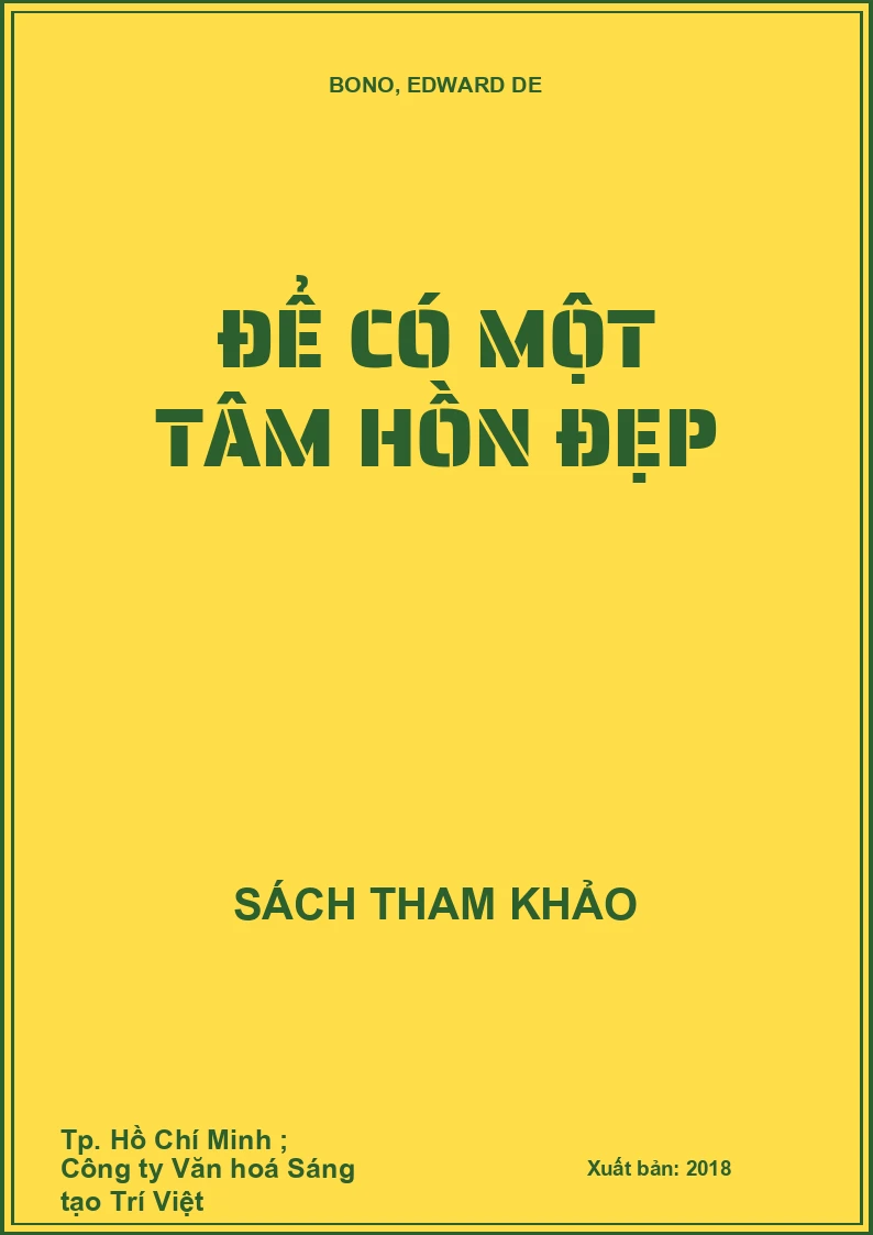 Để có một tâm hồn đẹp