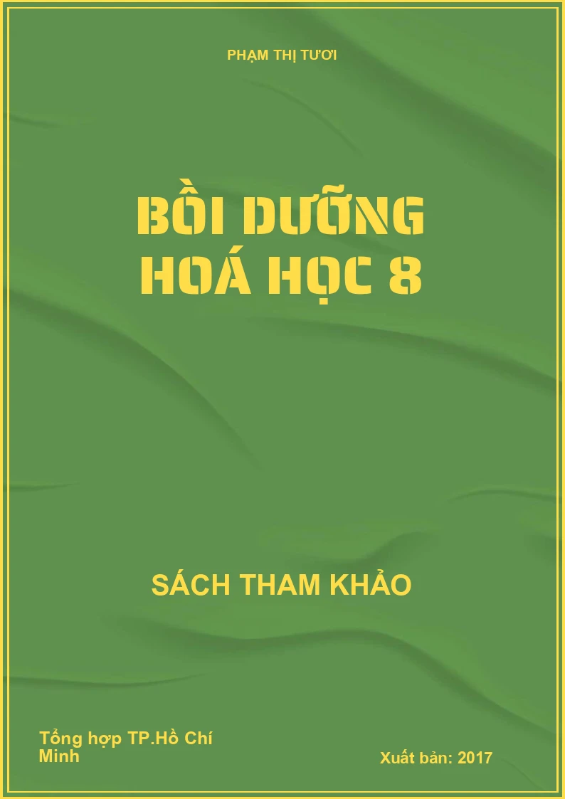 Bồi dưỡng Hoá học 8