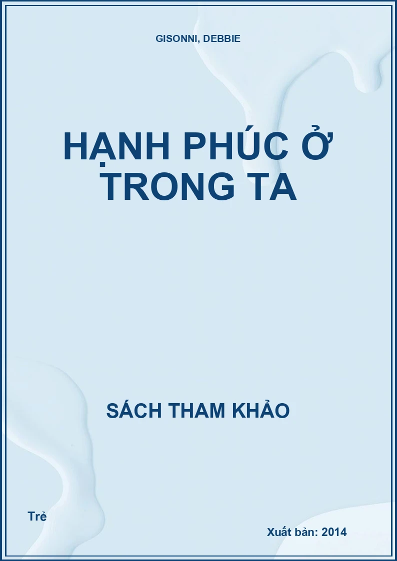 Hạnh phúc ở trong ta
