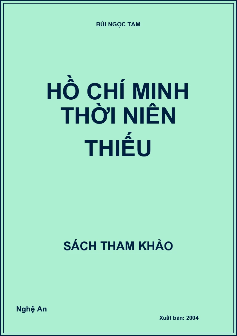 Hồ Chí Minh thời niên thiếu