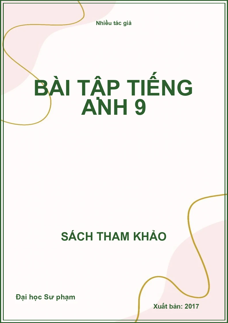 Bài tập tiếng Anh 9