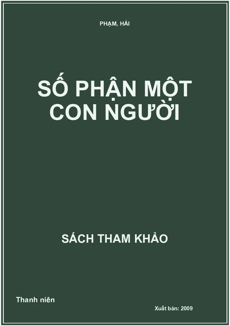 Số phận một con người