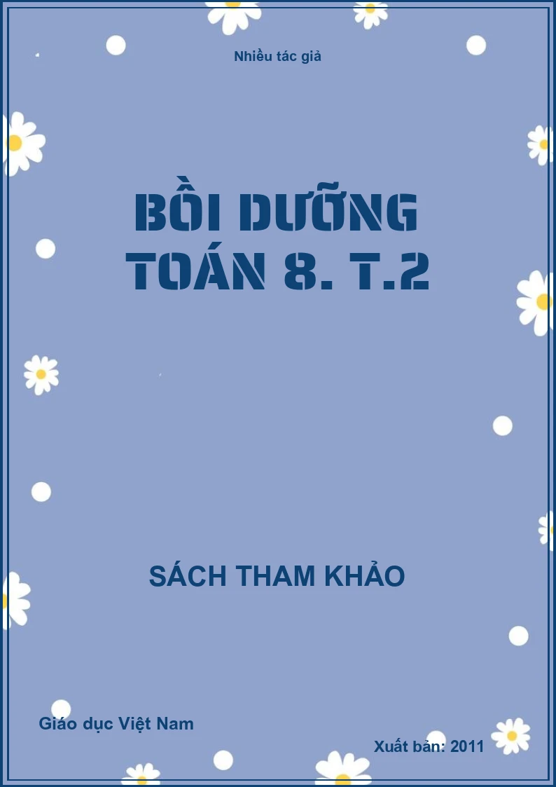 Bồi dưỡng Toán 8. T.2