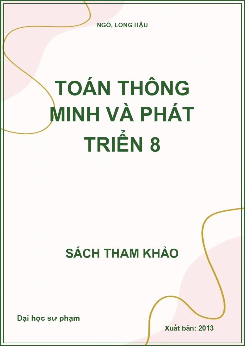 Toán thông minh và phát triển 8