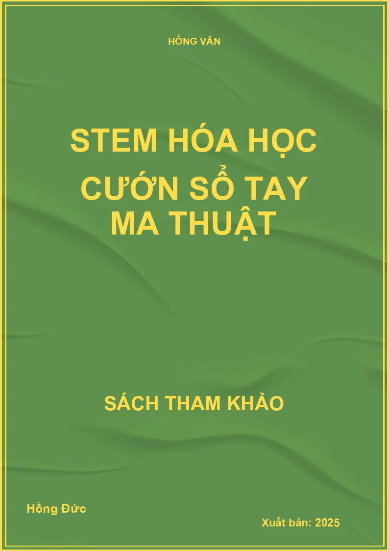 STEM Hóa học cướn sổ tay ma thuật