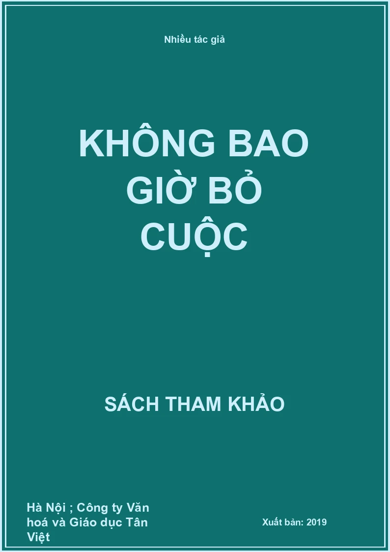 Không bao giờ bỏ cuộc