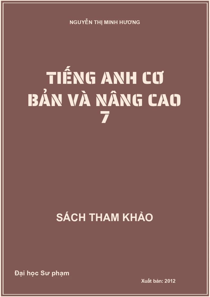 Tiếng Anh cơ bản và nâng cao 7