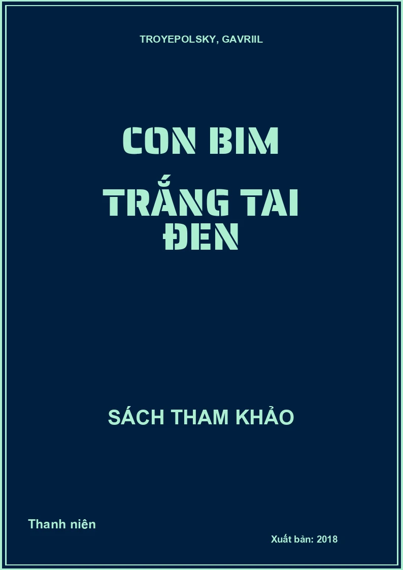 Con Bim trắng tai đen