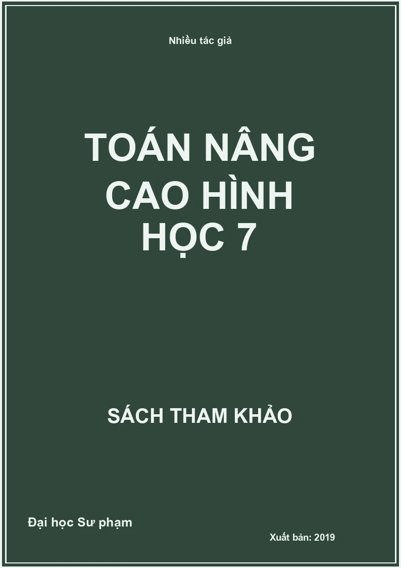 Toán nâng cao Hình học 7