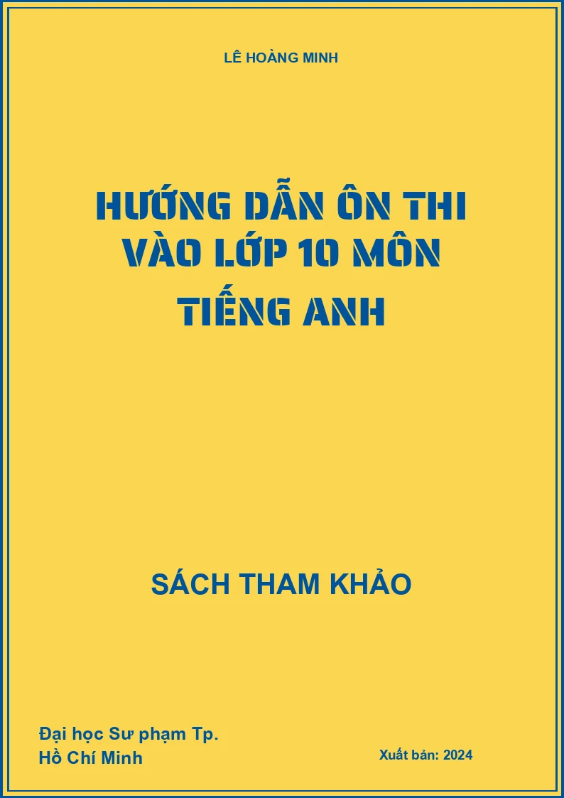 Hướng dẫn ôn thi vào lớp 10 môn Tiếng Anh