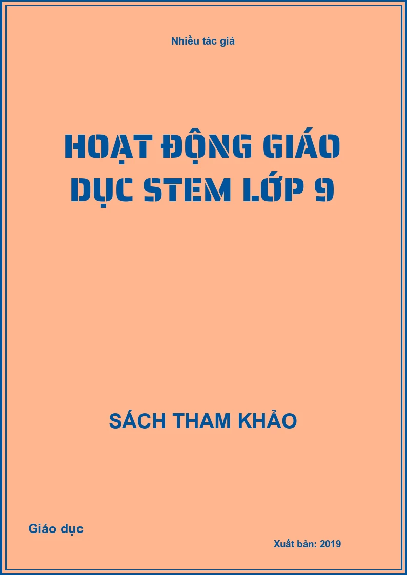 Hoạt động giáo dục STEM lớp 9