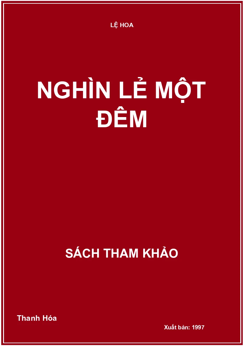 Nghìn lẻ một đêm