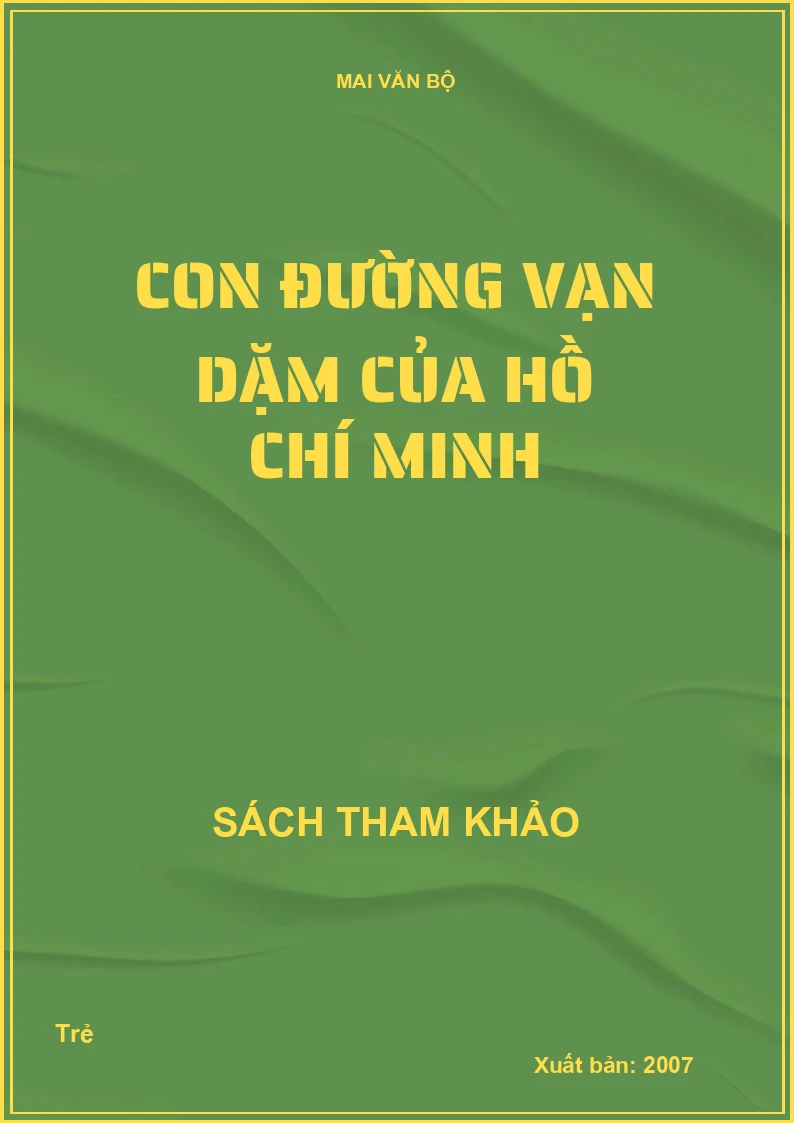 Con đường vạn dặm của Hồ Chí Minh