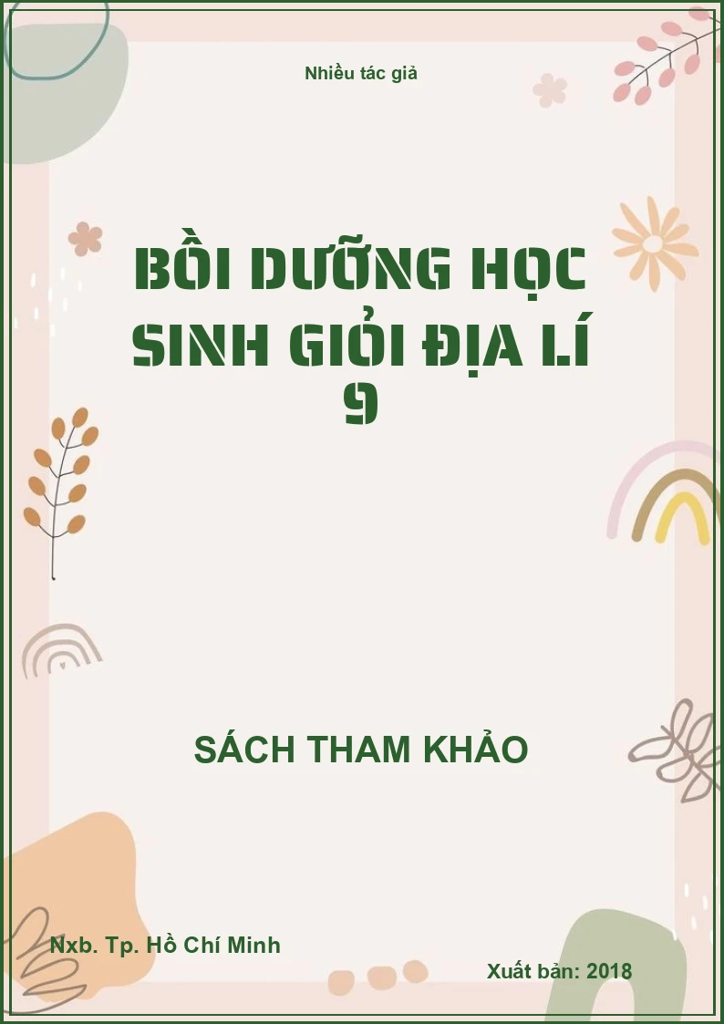 Bồi dưỡng học sinh giỏi Địa lí 9