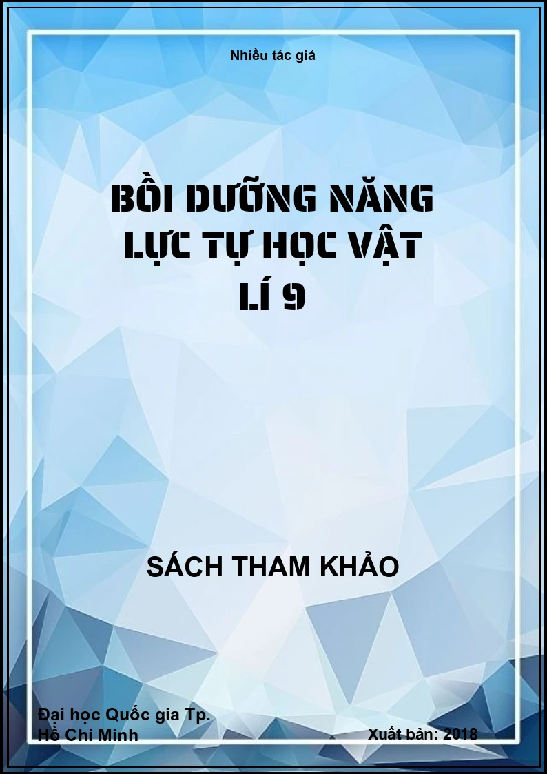Bồi dưỡng năng lực tự học Vật lí 9