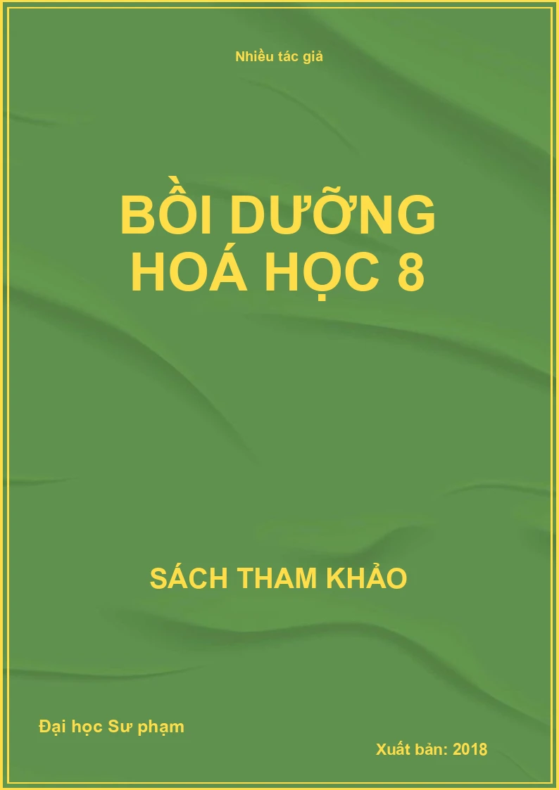 Bồi dưỡng Hoá học 8