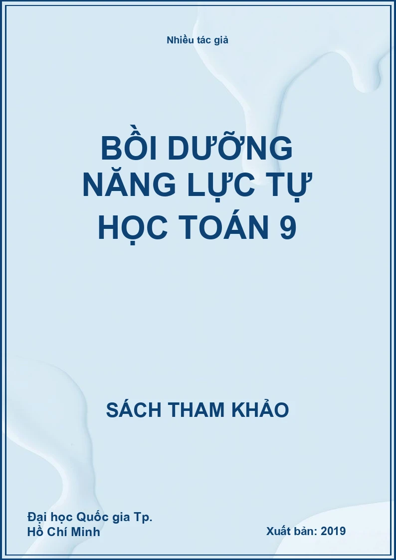 Bồi dưỡng năng lực tự học Toán 9