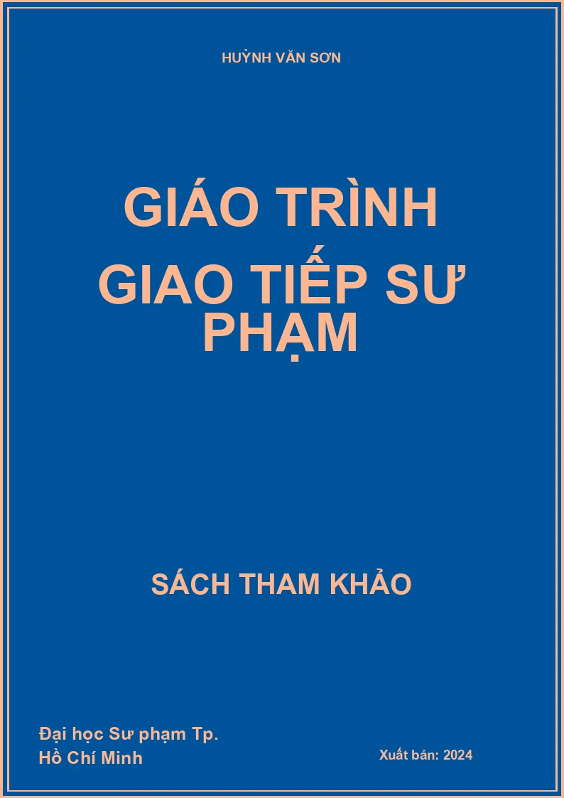 Giáo trình Giao tiếp sư phạm