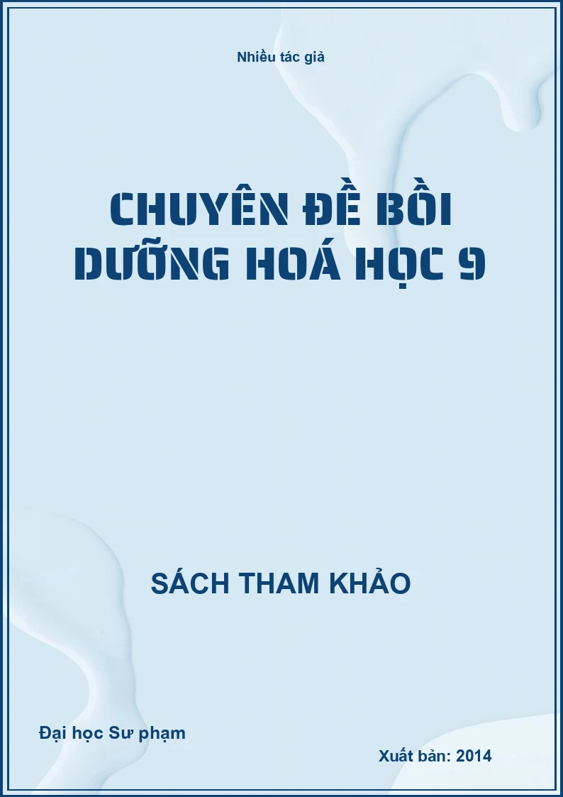Chuyên đề bồi dưỡng hoá học 9
