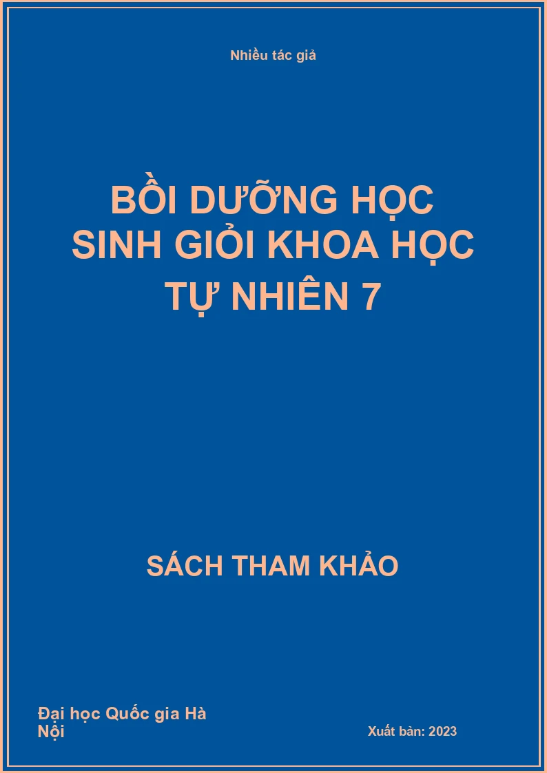 Bồi dưỡng học sinh giỏi Khoa học tự nhiên 7