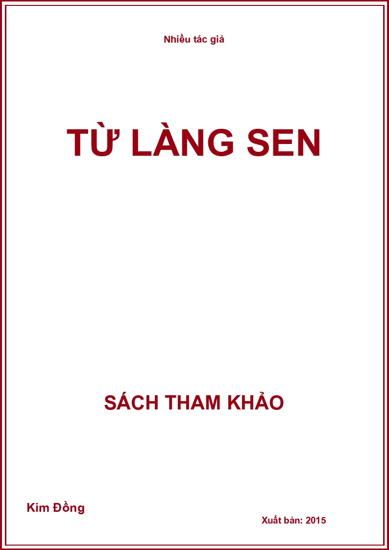 Từ làng Sen