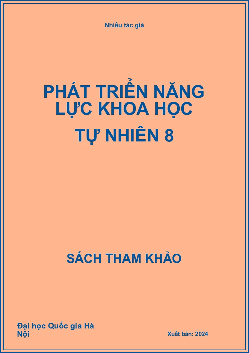 Phát triển năng lực Khoa học tự nhiên 8