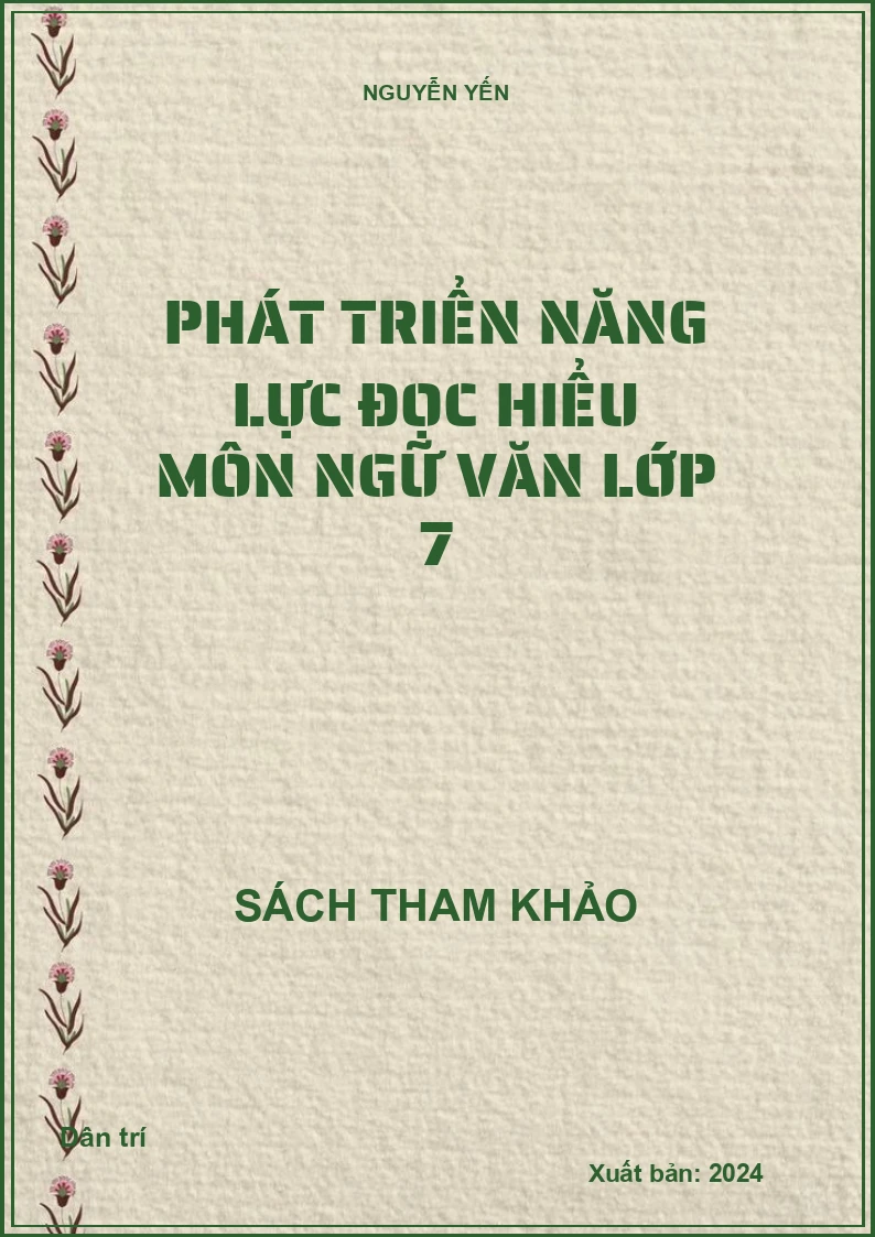 Phát triển năng lực đọc hiểu môn Ngữ văn lớp 7