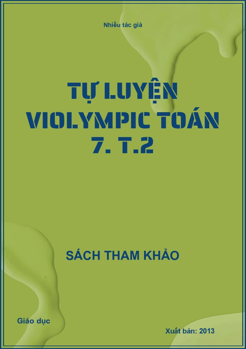 Tự luyện Violympic toán 7. T.2