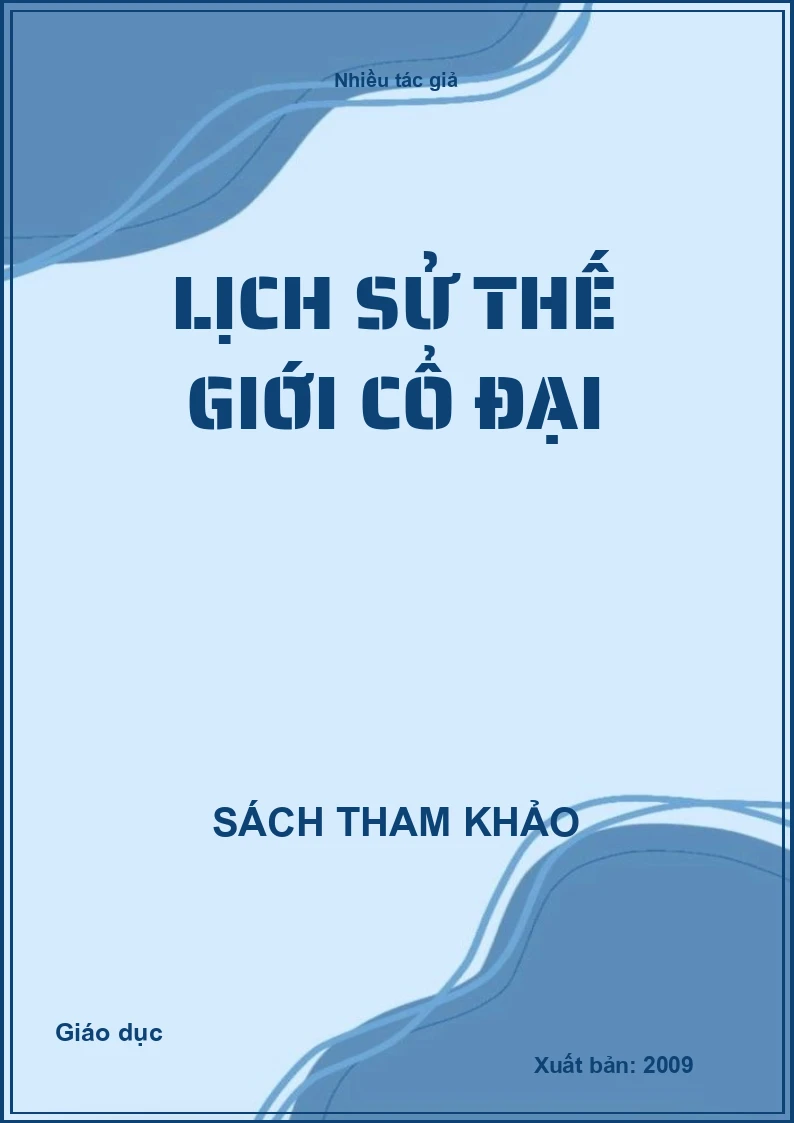 Lịch sử thế giới cổ đại