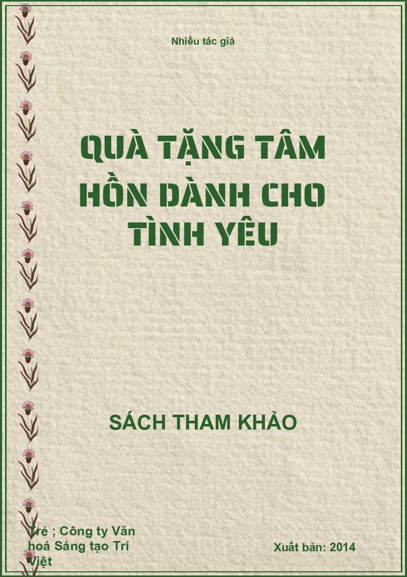 Quà tặng tâm hồn dành cho tình yêu