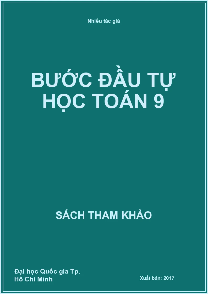 Bước đầu tự học toán 9