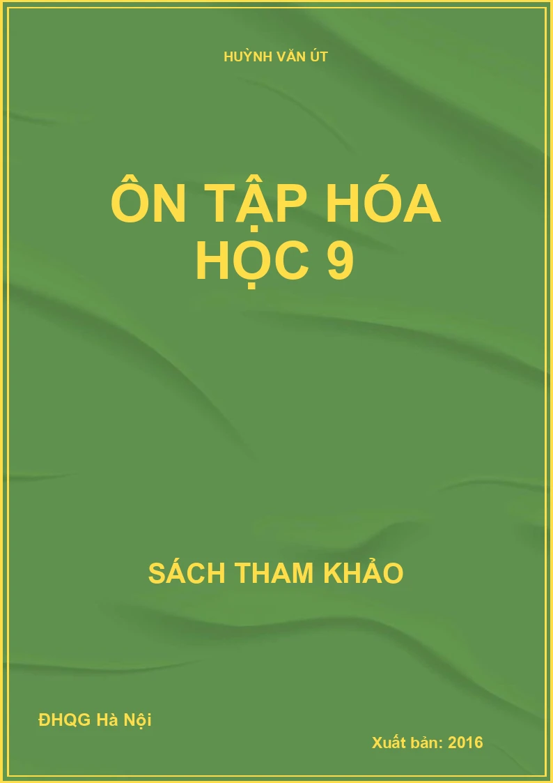 Ôn tập hóa học 9