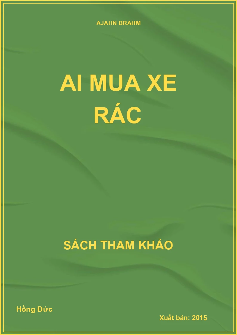 Ai mua xe rác