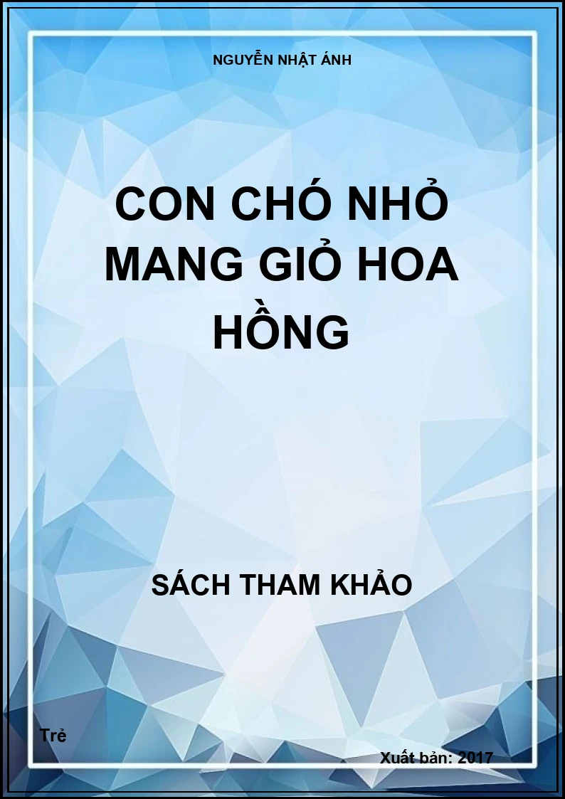 Con chó nhỏ mang giỏ hoa hồng