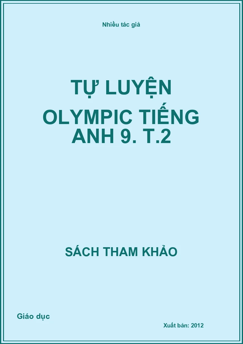 Tự luyện Olympic tiếng Anh 9. T.2