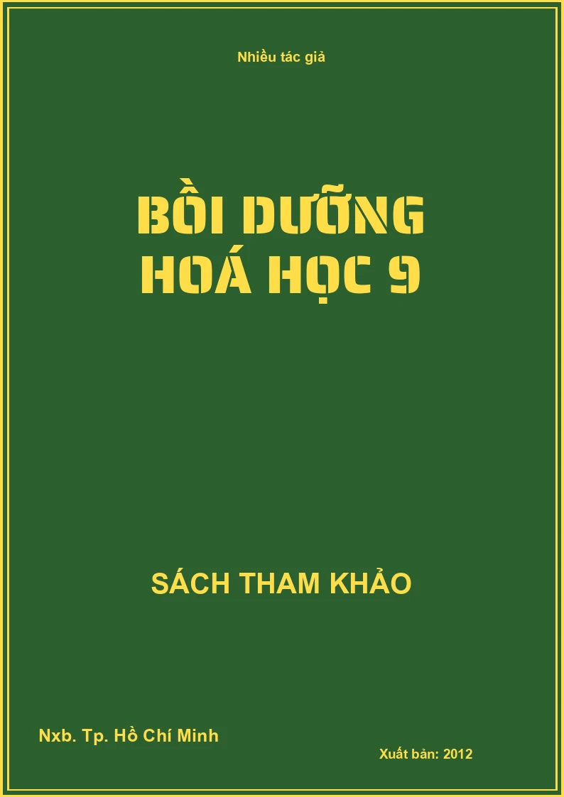 Bồi dưỡng hoá học 9