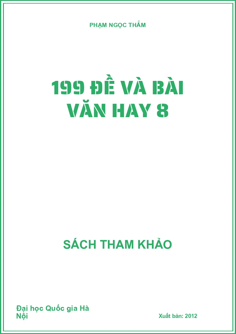 199 đề và bài văn hay 8